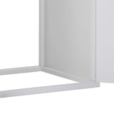 ZNTS Washing Machine Cabinet White 68.5x64.5x88 cm PVC 340986