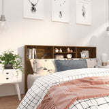 Headboard Cabinet Smoked oak 180x19x103.5 cm 817255