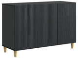 Sideboard Black 89 x 34.5 x 80 cm Engineered Wood 894646