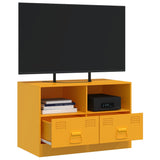 TV Cabinet Mustard Yellow 67x39x44 cm Steel 841745
