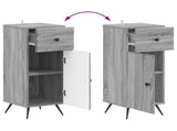 Bathroom Storage Cainet BREDA Grey Sonoma 30 x 31 x 80 cm 897491