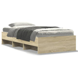 Bed Frame Sonoma Oak Engineered Wood Single Modern Bed Frame 3295669