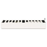 Ottoman Bed Frame White 100 x 200 cm Solid Pine Wood 3418736