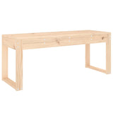 Garden Bench Natural Pine Solid pine wood Medium Durable 825093