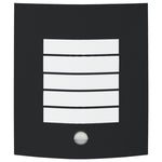 ZNTS Outdoor Wall Lights with Sensor 2 pcs Black Stainless Steel IP44 4005974