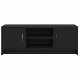 TV Cabinet Black Oak 102x30x37,5 cm Engineered Wood 862411
