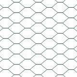 Hexagonal Fence with Post 10 x 0.4 m PVC-Coated Steel Green 3336667