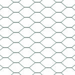 Hexagon Fence Green 0.6 x 100 m Steel 42005450