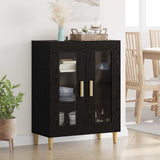 Sideboard Black Oak 69.5 x 34 x 90 cm Engineered Wood 880823