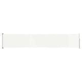 Patio Retractable Side Awning 117x600 cm Cream 317947