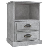 Bedside Cabinets 2 pcs Concrete Grey 43x36x60 cm 816337