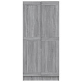 Wardrobe Grey Sonoma 82.5x51.5x180 cm Engineered Wood 826639