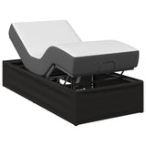 Electric Adjustable Bed Frame Black 200 x 80 x 33.5 cm Steel 42037278