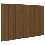 ZNTS Wall Headboard Honey Brown 185x3x110 cm Solid Wood Pine 824966