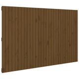 ZNTS Wall Headboard Honey Brown 185x3x110 cm Solid Wood Pine 824966