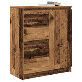 Sideboard with Drawers Old Wood 71x35x84 cm Engineered Wood 861587