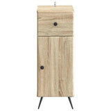Bathroom Storage Cainet BREDA Sonoma Oak 30 x 31 x 80 cm 897487