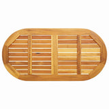 Table Top Oil Natural 110 x 55 x 2 cm Solid Acacia Wood 4108101