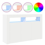 Sideboard White 116 x 30 x 75 cm Engineered Wood 3333876