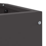 Corner Planter Black 45 x 45 x 35 cm Steel 883647