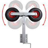 Boat Trailer Double Wheel Bow Support Set of 2 59 - 84 cm 141551