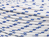 Multipurpose Utility Rope 8 mm 250 m White and Blue PP 3473061