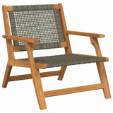 Garden Furniture 2 pcs Grey 67 x 78 x 73 cm Solid Acacia Wood 367828