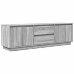 TV Cabinet with LED Lights Grey Sonoma 160.5x41x50 cm 3328431