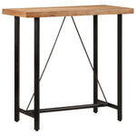 ZNTS Bar Table 110x55x107 cm Solid Wood Acacia and Iron 356370