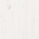 Garden Planter White 80x80x46 cm Solid Wood Pine 3282420