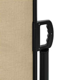 Retractable Side Awning Beige 120x1000 cm 4004705