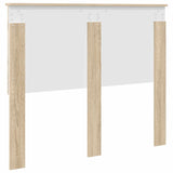 Headboard with Headboard Sonoma Oak 135 cm Engineered wood 887772