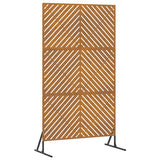 Privacy Screen 100 x 50 x 180 cm Weathering Steel Rusty 868548