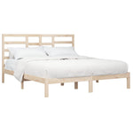Bed Frame without Mattress Solid Wood 200x200 cm 3105815