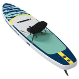 SUP Board with Seat 2-in-1 APEX 366 x 81 x 15 cm Blue for 42039135