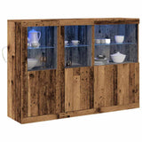 LED Sideboard Old Wood 142.5 x 37 x 100 cm Engineered Wood 3333118