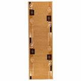 Runner Rug FLORNES Woven Ochre 80 x 350 cm PP 7 mm 42057349