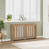 Radiator Cover Artisian Oak 149x20x82 cm Engineered Wood 852752