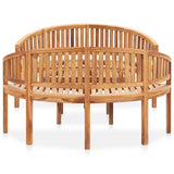 Garden Lounge Set Natural Teak Solid Teak Wood Large Durable 3059967
