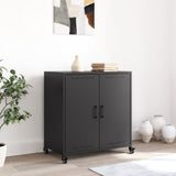 Sideboard Black 68x39x72 cm Steel 846656