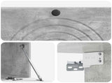 Wall-Mounted TV Cabinet Concrete Grey 99 x 41 x 30 cm 898188
