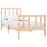 Bed Frame without Mattress 90x200 cm Solid Wood Pine 3106688