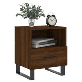 Bedside Cabinets 2 pcs Brown Oak 40x35x47.5 cm Engineered Wood 827499