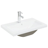 Sink Cabinet with Built-in Basin and Faucet Old Wood 3328931