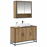 Bathroom Furniture Set 2 pcs Artisan Oak Engineered Wood 3402388