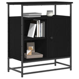 Sideboard Black Oak 69 x 35 x 80 cm Engineered Wood 862981