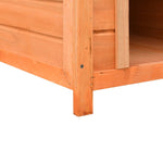 ZNTS Dog House Solid Pine & Fir Wood 72x85x82 cm 170639