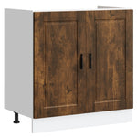 Sink Base Cabinet with Door Porto 2 pcs Brown 80 x 46 x 84.5 cm 3315026