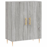 Sideboard Grey Sonoma 69.5x34x90 cm Engineered Wood 827714
