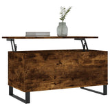 ZNTS Coffee Table Smoked Oak 90x44.5x45 cm Engineered Wood 830985